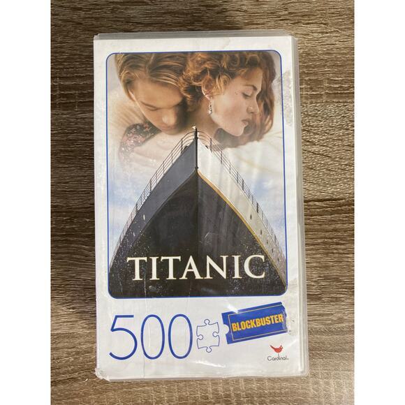 Cardinal Blockbuster Game Lot Titanic 500 Piece Jigsaw Puzzle Movie Theme - Picture 2 of 13